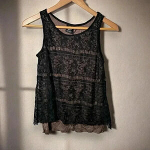 NWT Bobeau Nordstrom Lace Short  Sleeve XS